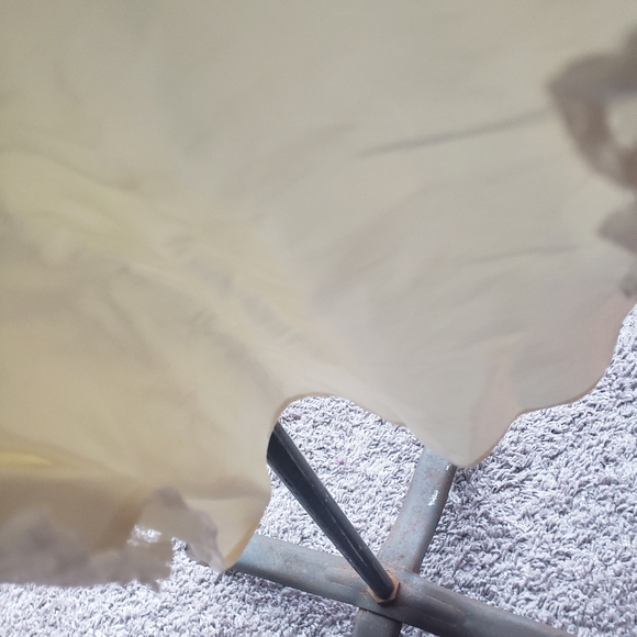 White Lace Lined Vintage Maxi Skirt - Picture 7 of 12